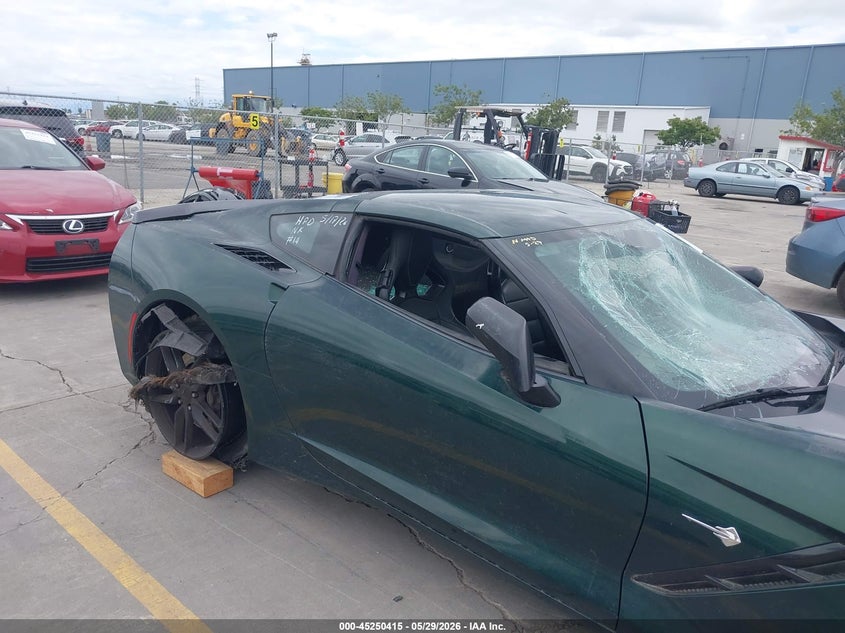 2014 Chevrolet Corvette Stingray Z51 VIN: 1G1YL2D72E5129860 Lot: 45250415