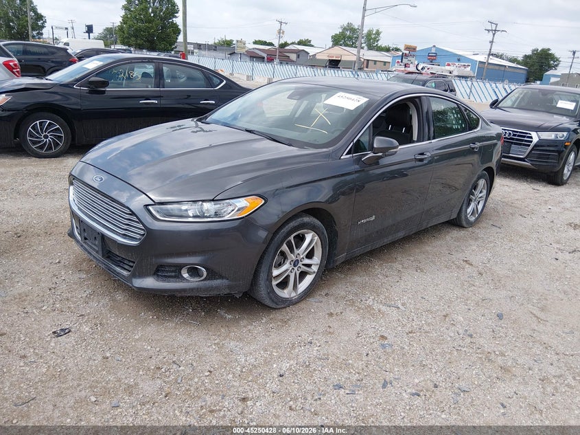 2015 Ford Fusion Hybrid Titanium 3FA6P0RUXFR242692 photo 1