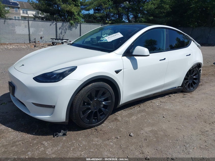 Vin: 7saygdee0pf598499, lot: 45748234, tesla model y awd/long range dual motor all-wheel drive 20232