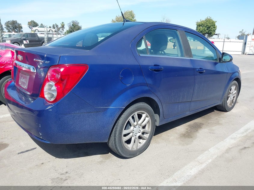 Vin: 1g1jc5sh6c4220101, lot: 45748263, chevrolet sonic 2lt 20124