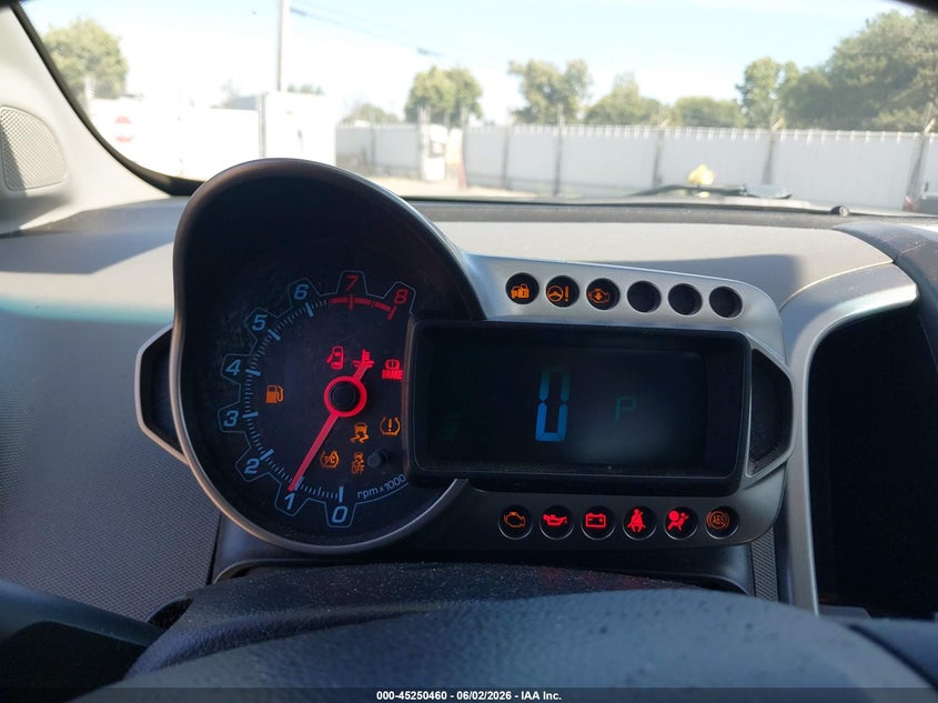 2012 Chevrolet Sonic 2Lt VIN: 1G1JC5SH6C4220101 Lot: 45250460