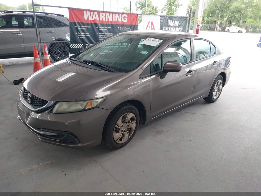 2015 HONDA CIVIC SEDAN 1.8L I-4 VVT, 143HP