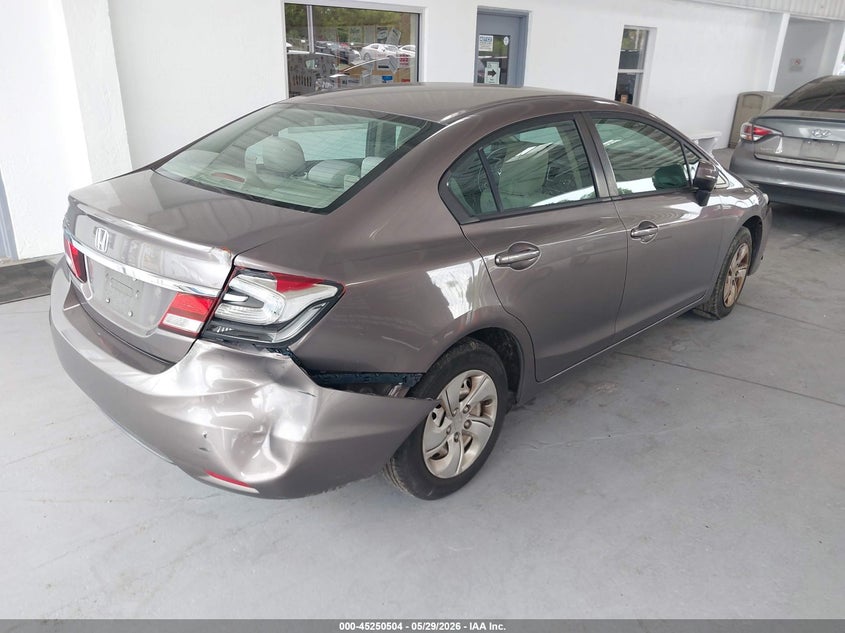 2015 HONDA CIVIC SEDAN 1.8L I-4 VVT, 143HP