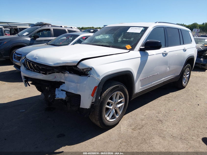 Vin: 1c4rjkag4r8607643, lot: 45748319, jeep grand cherokee l laredo 4x4 20242