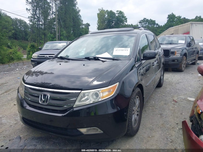 Vin: 5fnrl5h6xbb032821, lot: 45748322, honda odyssey ex-l 20112