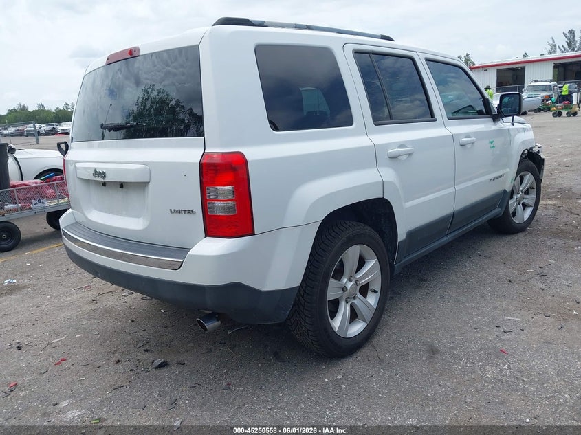 Vin: 1c4njpcb2cd649126, lot: 45748361, jeep patriot limited 20124