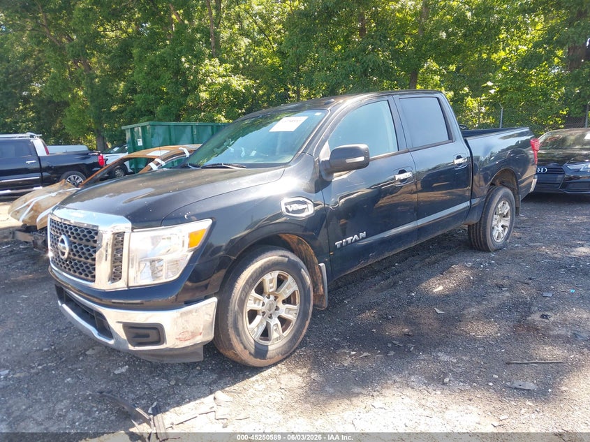 Vin: 1n6aa1ek6hn554978, lot: 45748392, nissan titan sv 20172