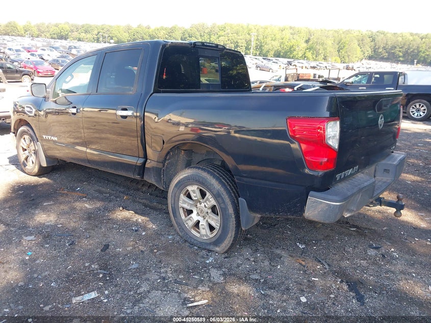 Vin: 1n6aa1ek6hn554978, lot: 45748392, nissan titan sv 20173