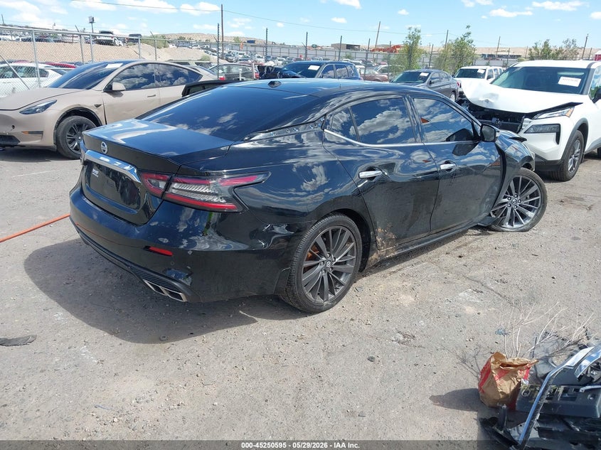 Vin: 1n4aa6fv9lc367933, lot: 45748398, nissan maxima platinum xtronic cvt 20204