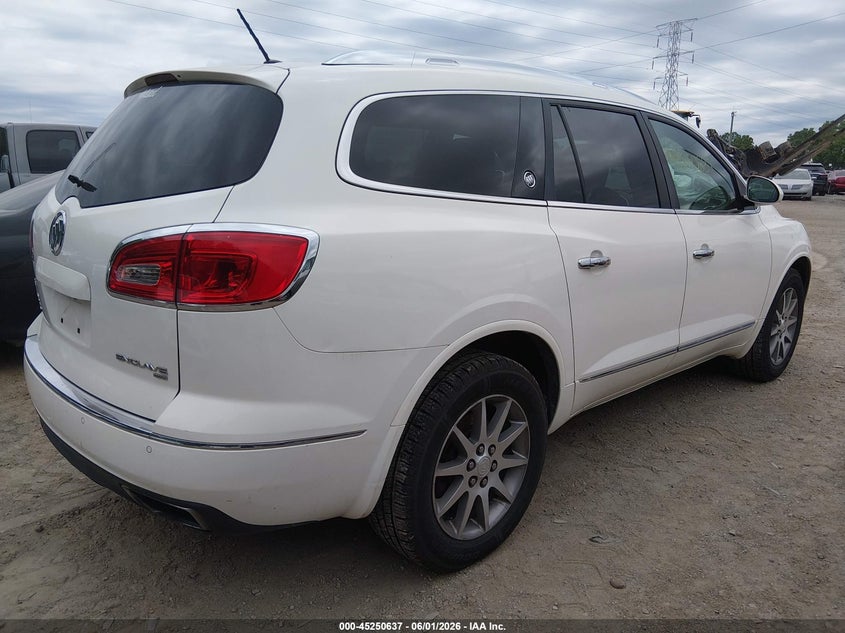 Vin: 5gakvbkd7ej121276, lot: 45748440, buick enclave leather 20144