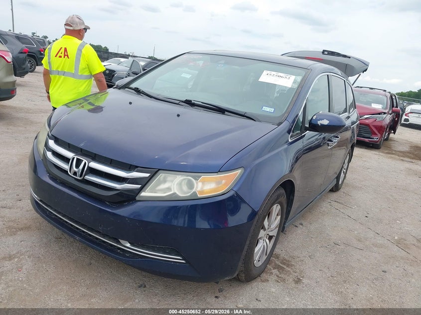 Vin: 5fnrl5h63fb080375, lot: 45748455, honda odyssey ex-l 20152