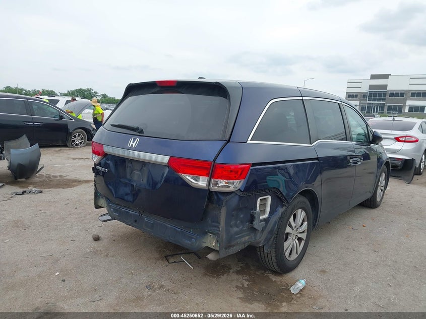 Vin: 5fnrl5h63fb080375, lot: 45748455, honda odyssey ex-l 20154
