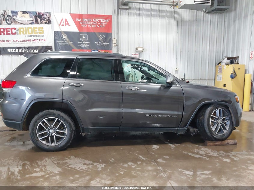 2017 Jeep Grand Cherokee Limited 4X4 VIN: 1C4RJFBG5HC937891 Lot: 45250690