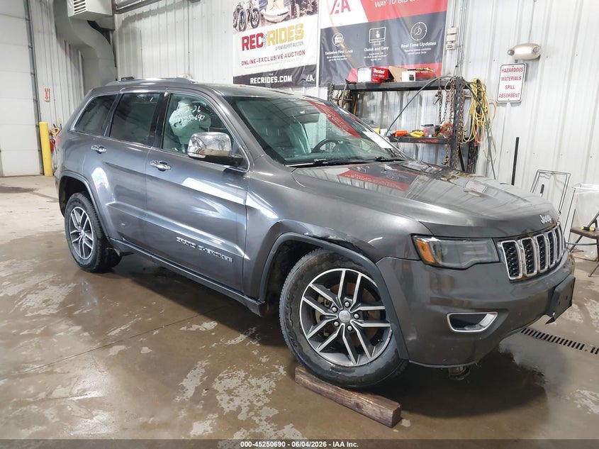 Vin: 1c4rjfbg5hc937891, lot: 45748493, jeep grand cherokee limited 4x4 2017 img_1