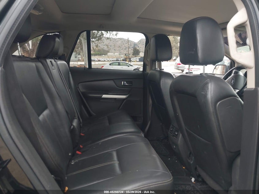2012 Ford Edge 3.5 Sel black Lot 111045250724 Vin 2FMDK3JC0CBA50515