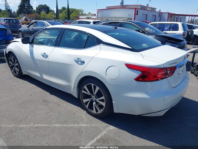 Vin: 1n4aa6ap7hc453998, lot: 45748556, nissan maxima 3.5 platinum 20173