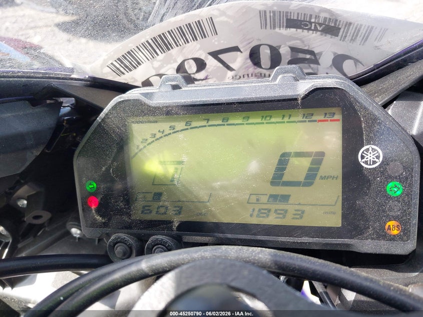 2024 Yamaha Yzfr3 A VIN: MH3RH18Y4RK015233 Lot: 45250790