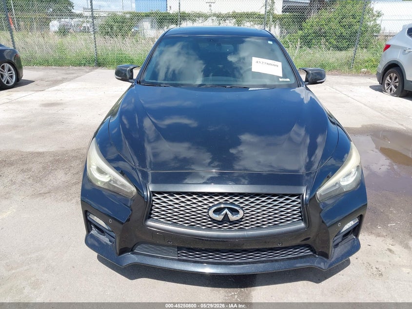 2017 Infiniti Q50 3.0T Red Sport 400 VIN: JN1FV7AR9HM870919 Lot: 45250800