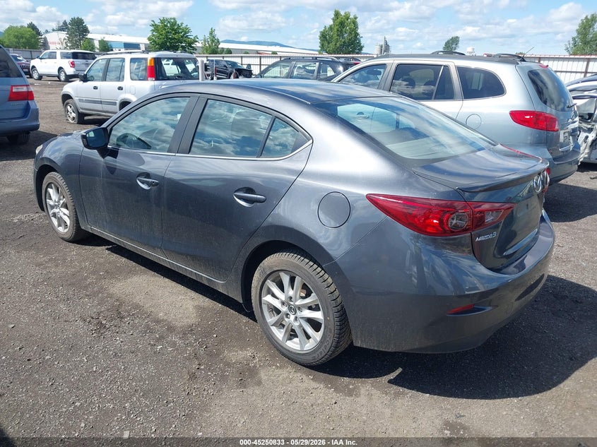 Vin: jm1bm1v72e1185923, lot: 45748636, mazda mazda3 i touring 20143