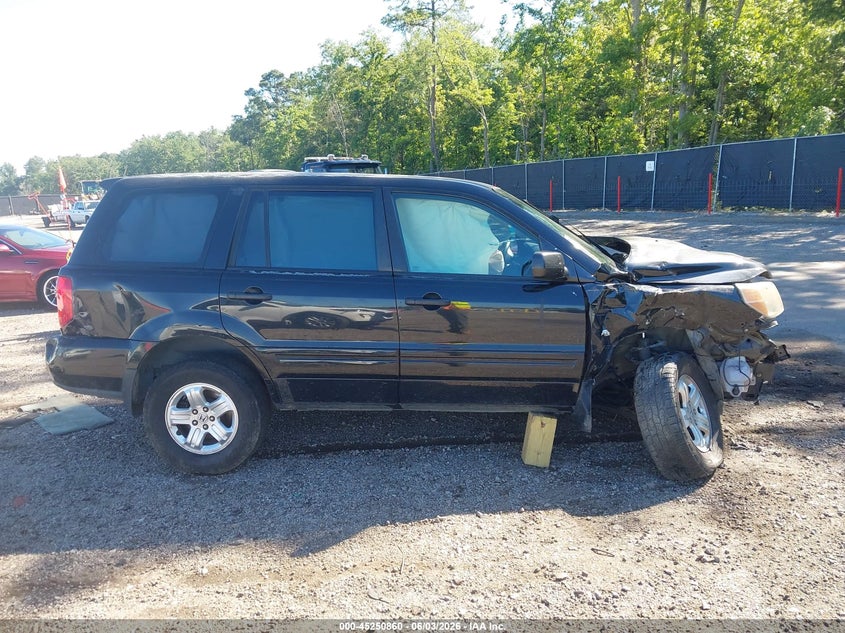 2007 Honda Pilot Lx VIN: 5FNYF28167B034031 Lot: 45250860