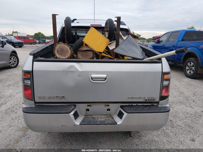 2008 Honda Ridgeline Rts VIN: 2HJYK16438H525005 Lot: 45250870