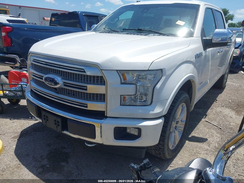 Vin: 1ftew1eg4hfc52293, lot: 45748702, ford f-150 platinum 20172