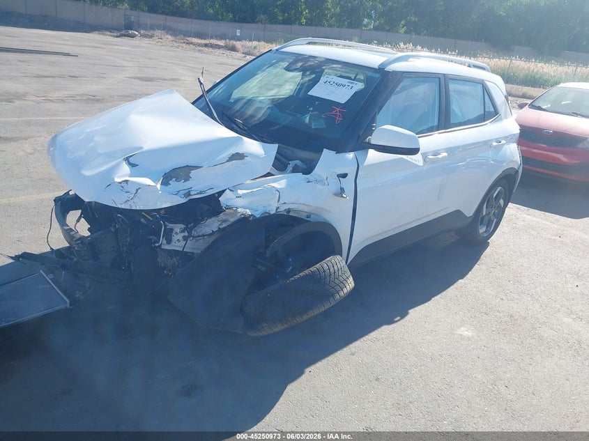 Vin: kmhrc8a32nu163542, lot: 45748776, hyundai venue sel 20222