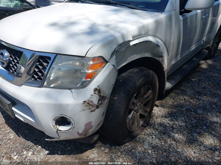 2010 Nissan Pathfinder Se VIN: 5N1AR1NB0AC621440 Lot: 45251003