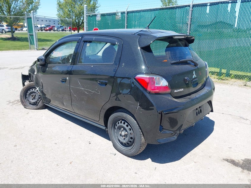 Vin: ml32auhj9ph006985, lot: 45748807, mitsubishi mirage es/le 20233