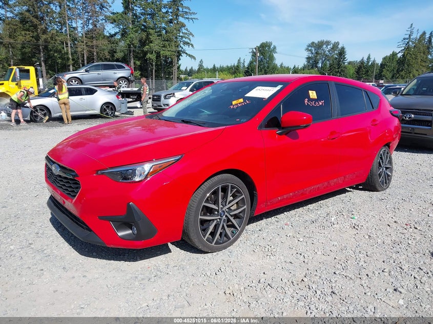 Vin: jf1guafc2r8250581, lot: 45748818, subaru impreza sport 5-door 20242