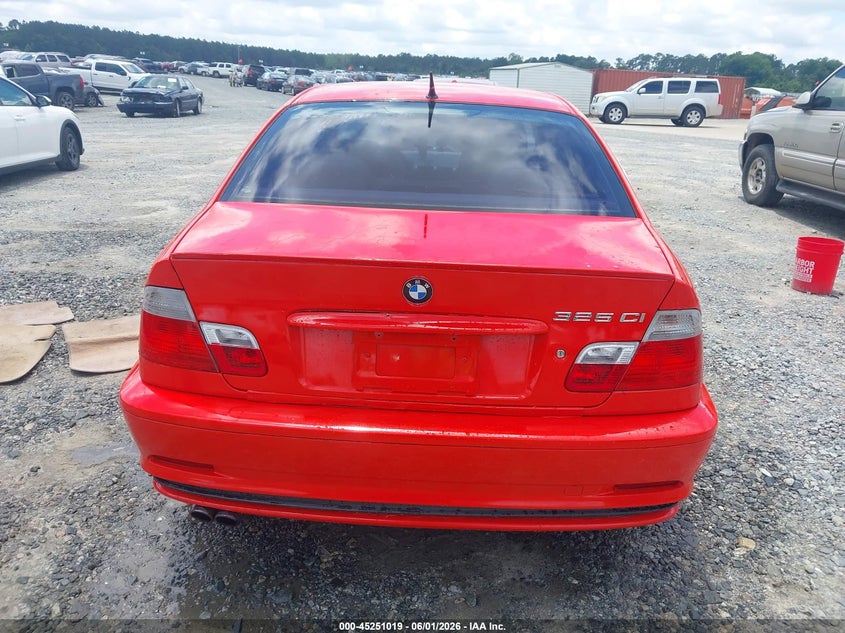 2002 BMW 325Ci VIN: WBABN33472PG57009 Lot: 45251019