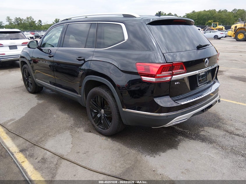 Vin: 1v2nr2ca1kc575185, lot: 45748842, volkswagen atlas 3.6l v6 sel premium 20193