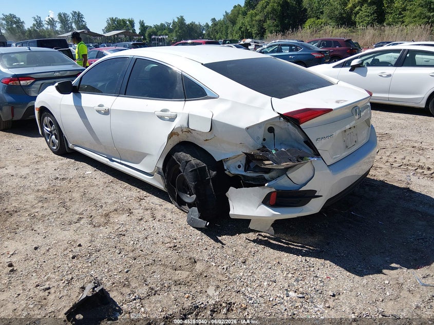 2016 HONDA CIVIC SEDAN 2.0L I-4 DOHC, VVT, 158HP