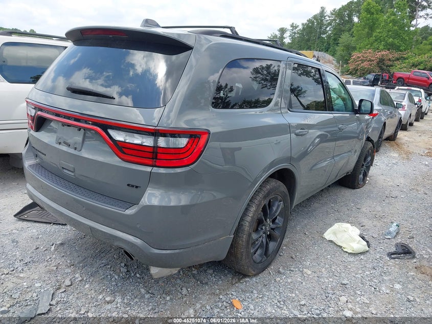 Vin: 1c4rdjdg0mc634423, lot: 45748877, dodge durango gt plus awd 20214