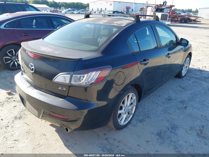 Vin: jm1bl1v68c1585525, lot: 45748912, mazda mazda3 s touring 20124