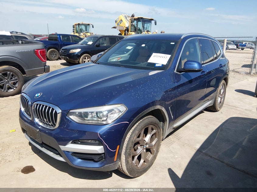 Vin: 5uxty5c05llt34475, lot: 45748915, bmw x3 xdrive30i 20202