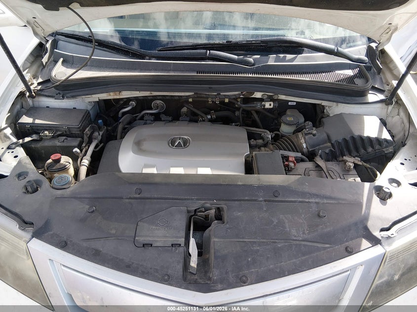 2012 Acura Mdx 3.7 white Lot 111045251131 Vin 2HNYD2H25CH531374