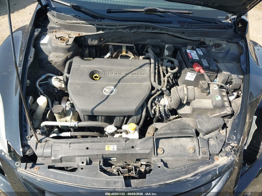 2013 MAZDA 6 SEDAN 2.5L I-4 DOHC, VVT, 170HP