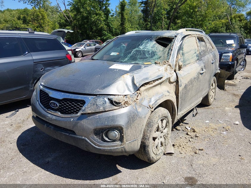 Vin: 5xykt3a67cg299358, lot: 45748966, kia sorento lx 20122