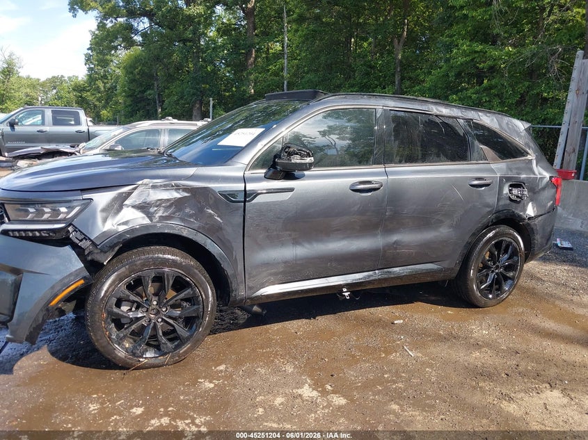 2022 Kia Sorento Sx VIN: 5XYRK4LF4NG129983 Lot: 45251204