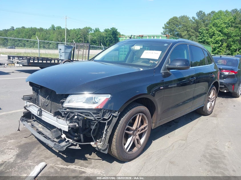 Vin: wa1dgafpxea007220, lot: 45749069, audi q5 3.0t premium plus 20142