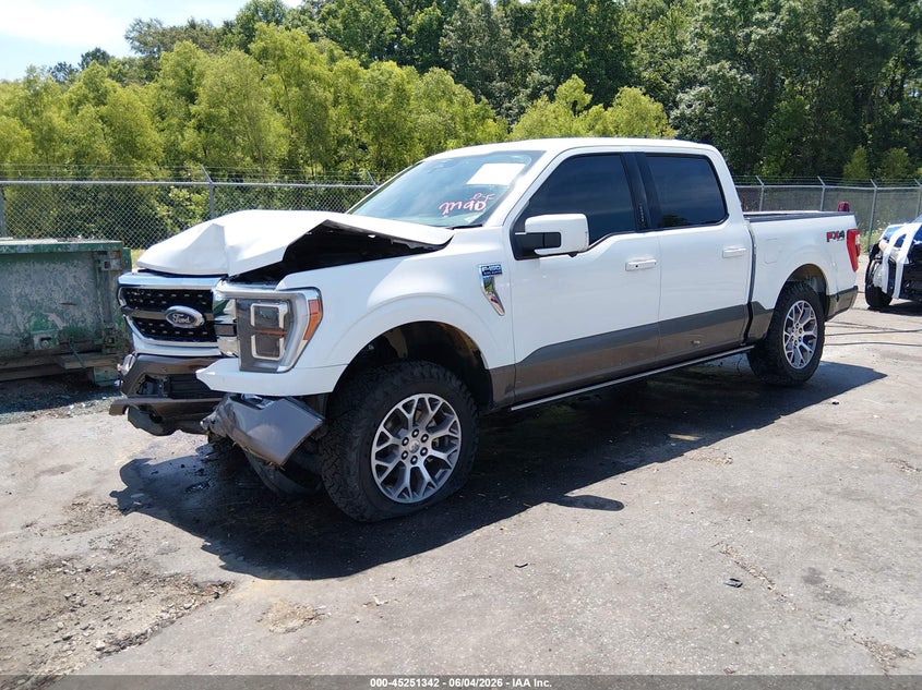 Vin: 1ftfw1e53pfa21144, lot: 45749145, ford f-150 king ranch 20232