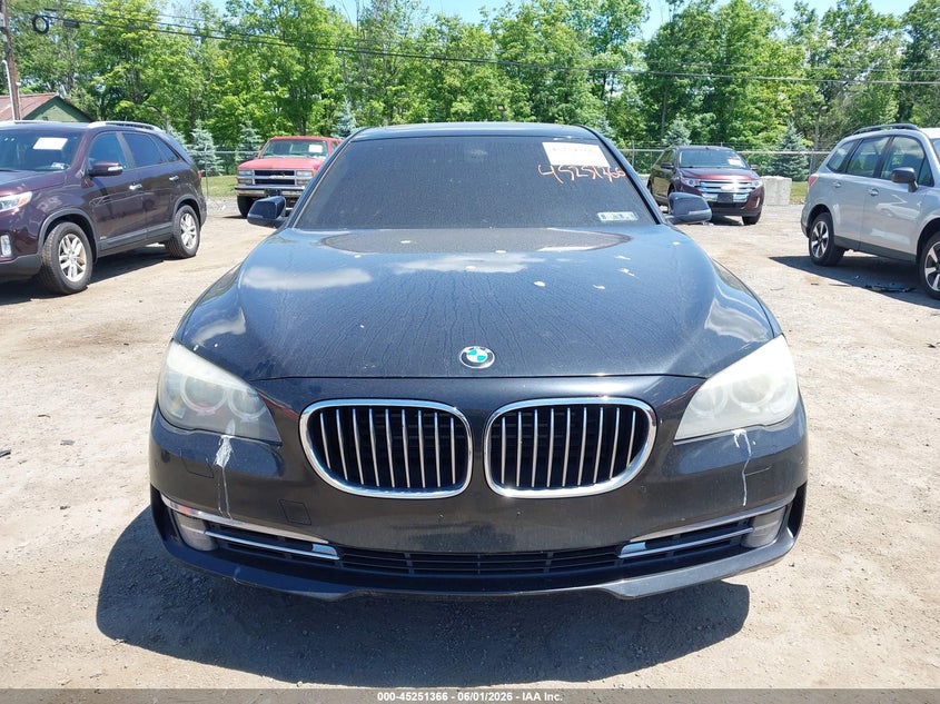 2013 BMW 750I xDrive VIN: WBAYB6C57DC997930 Lot: 45251366