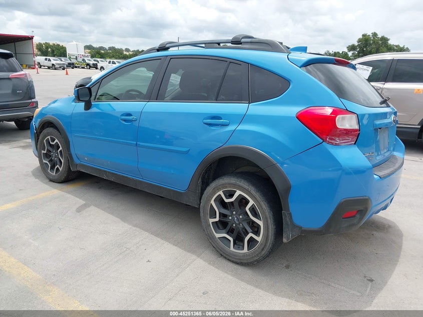Vin: jf2gpadc7g8296376, lot: 45749169, subaru crosstrek 2.0i premium 20163
