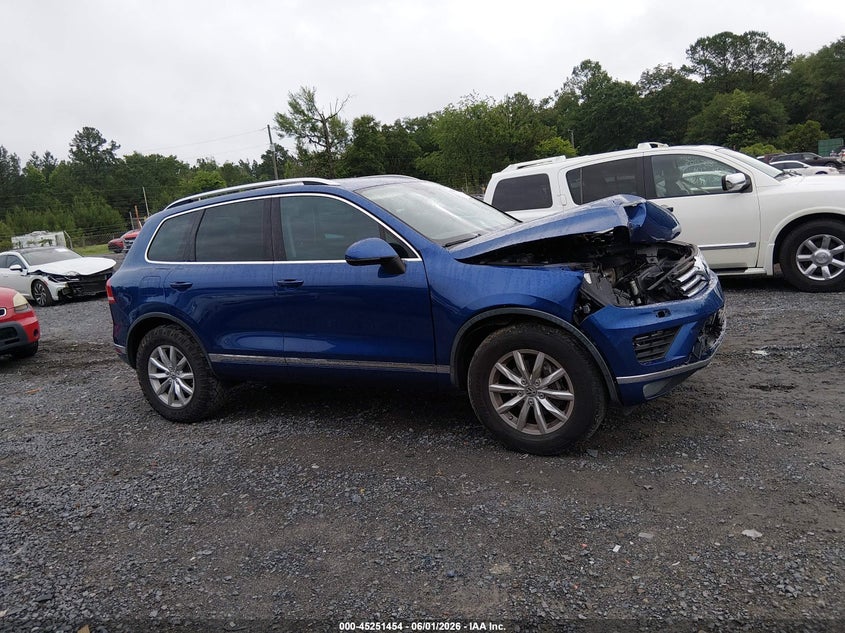 2016 Volkswagen Touareg Vr6 Sport VIN: WVGEF9BP8GD004931 Lot: 45251454