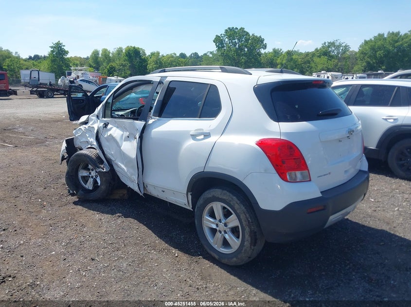 Vin: 3gncjrsb1fl172716, lot: 45749258, chevrolet trax lt 20153