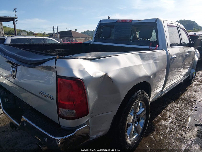 Vin: 1c6rr7tt3hs822777, lot: 45749277, ram 1500 big horn  4x4 6'4 box 20174