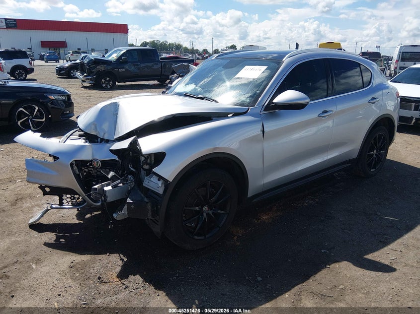 2019 Alfa Romeo Stelvio Ti Lusso Awd VIN: ZASPAKBN4K7C54005 Lot: 45251476
