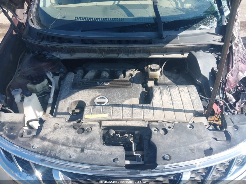 2013 Nissan Murano Sv VIN: JN8AZ1MW7DW311706 Lot: 45251497