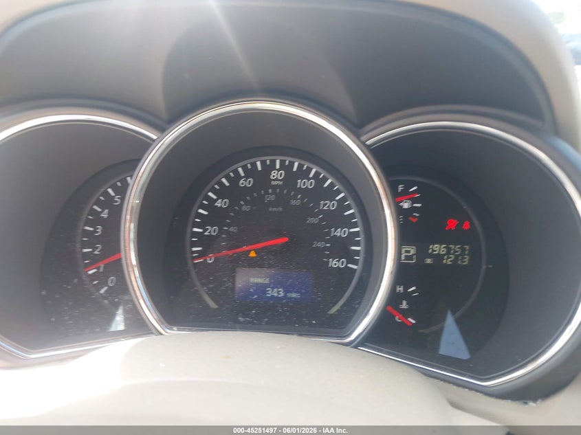 2013 Nissan Murano Sv VIN: JN8AZ1MW7DW311706 Lot: 45251497